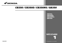 Honda GB350 CB350 - Parts-Catalogue EN 23-0